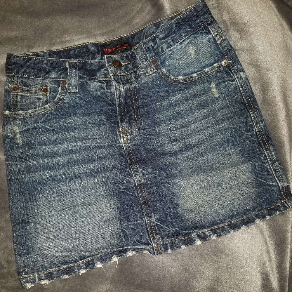 Denim Mini Skirt